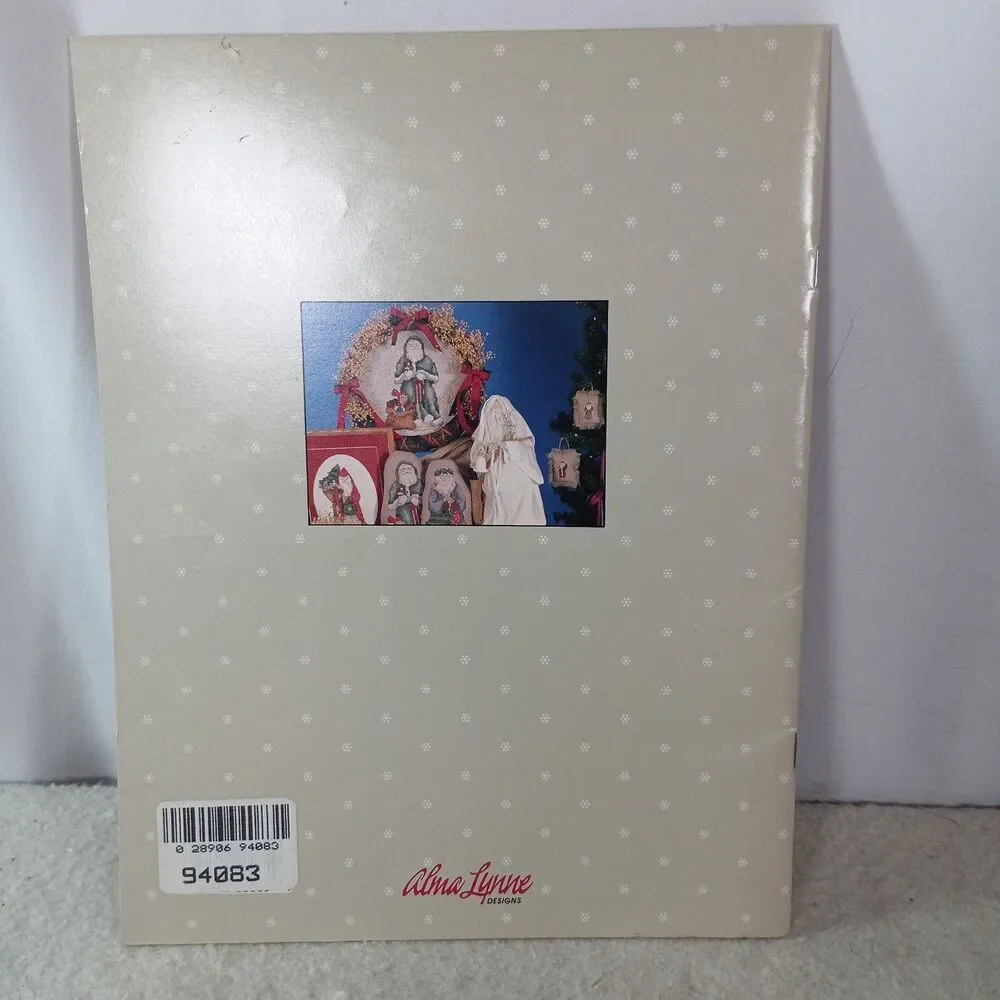 Vintage Alma Lynne Down Santa Claus Lane Cross Stitch Pattern Book Christmas1989